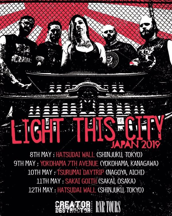 5/8 (水) Light This City Japan Tour 2019出演決定サムネイル