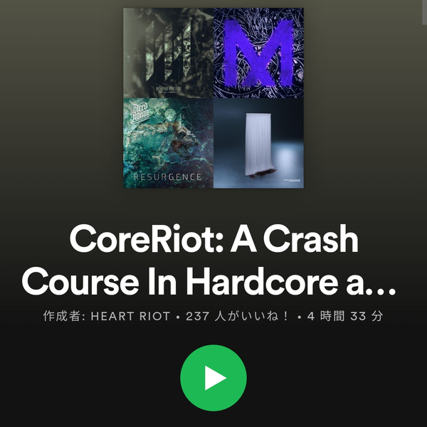 CoreRiot: A Crash Course In Hardcore and Metalcoreサムネイル