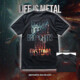 『LIFE IS METAL(人生は残酷)』Tシャツ