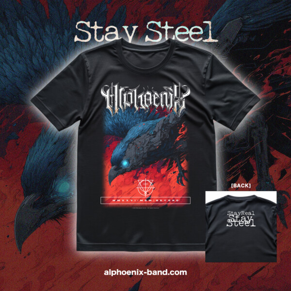 🐦『Stay Steel』Tシャツ🔥サムネイル